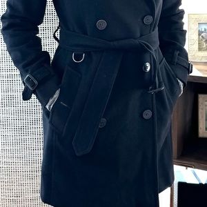 Wool trench Burberry coat